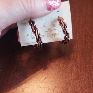 Twisted Hoop Earrings